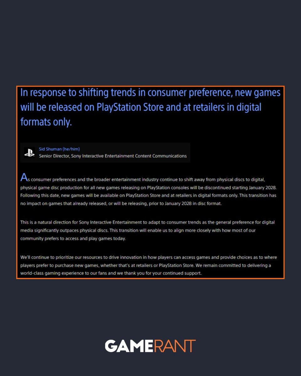 PlayStation disc-free future (photo 2 of 2)