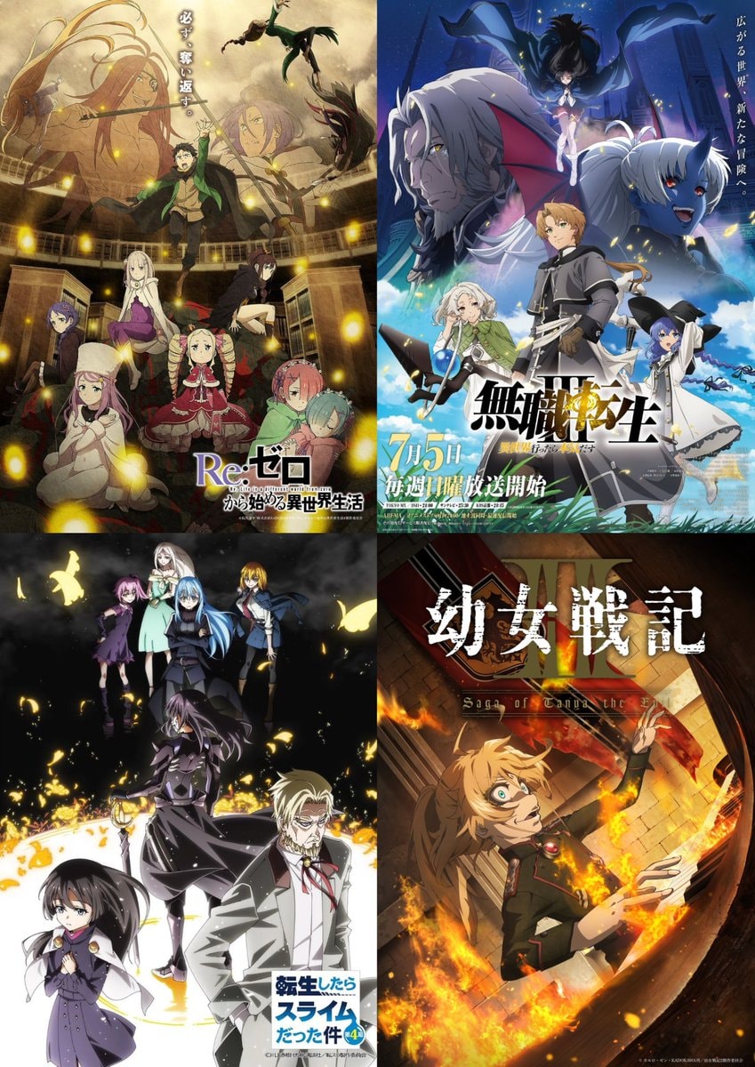 Re:ZERO Mushoku Tensei Slime Tanya the Evil same season