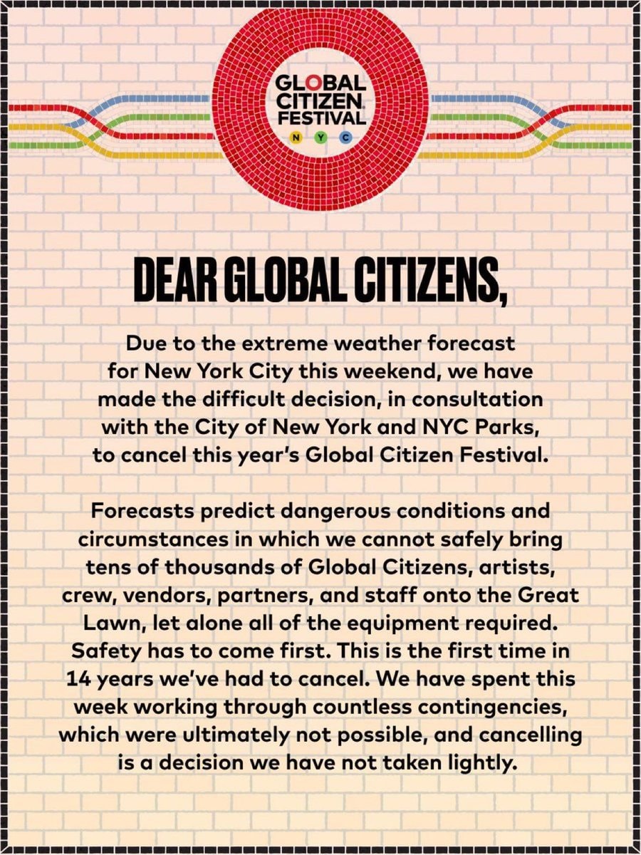 All Things Go NYC festival cancellation (photo 2 of 2)
