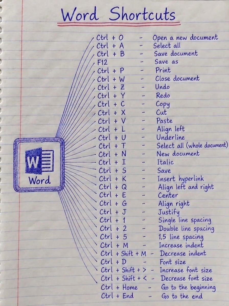 hand-drawn infographic on lined notebook paper