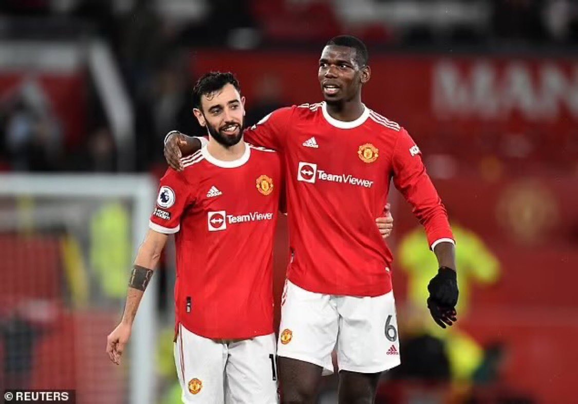 Bruno Fernandes Pogba United moment