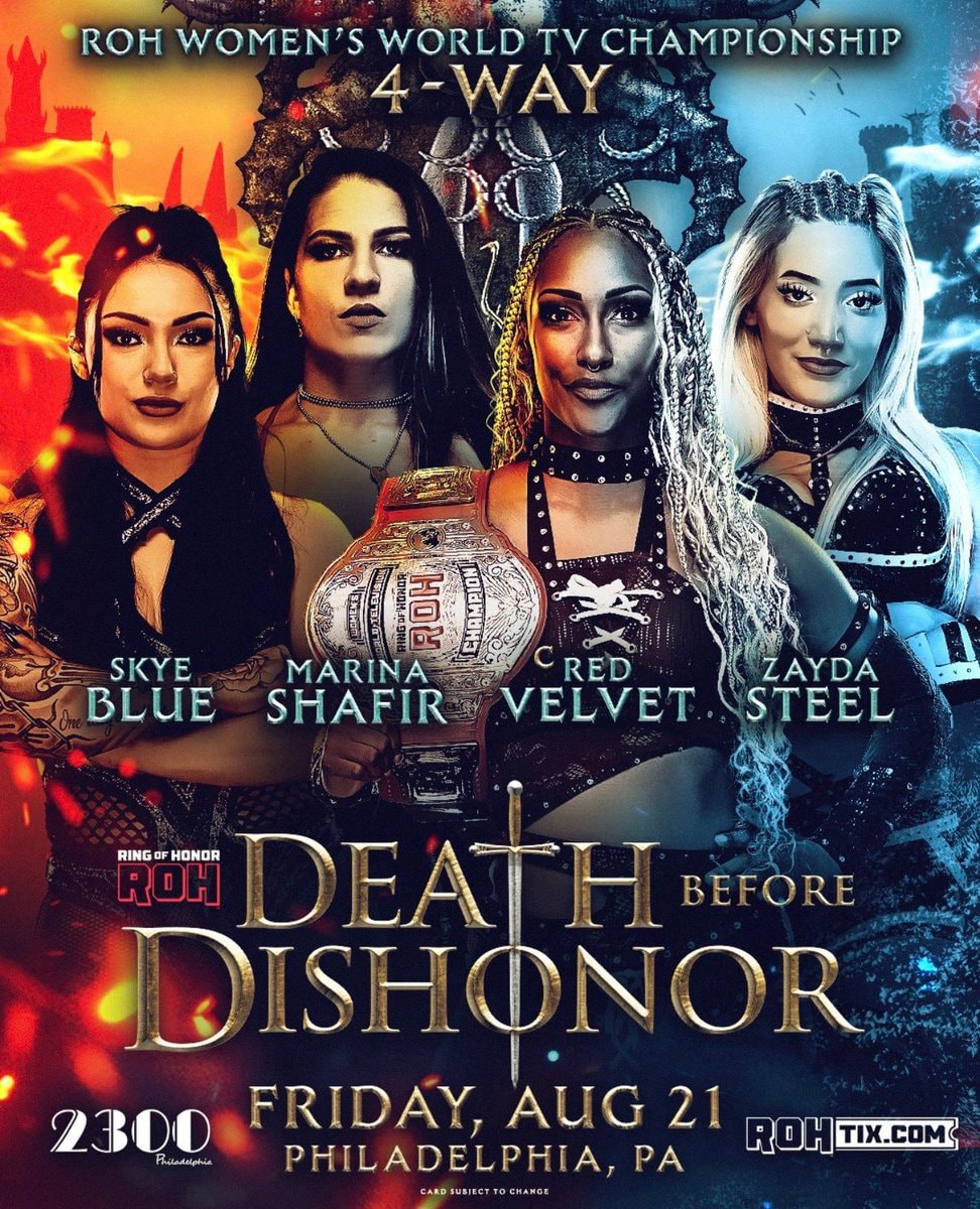 Red Velvet ROH DBD Title Defense