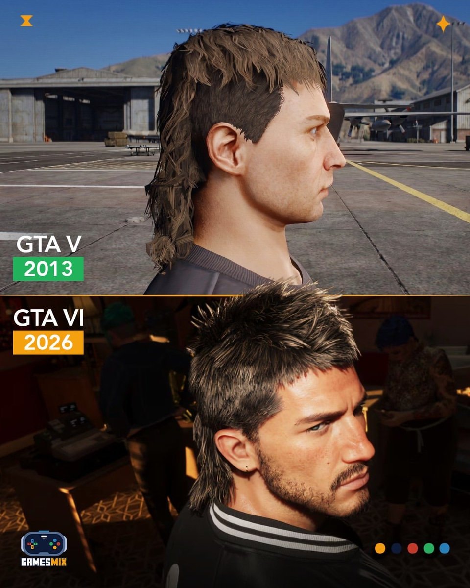 GTA VI vs GTA V character models