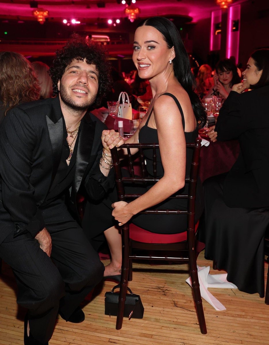 Katy Perry and Benny Blanco at Rare Impact Fund Benefit