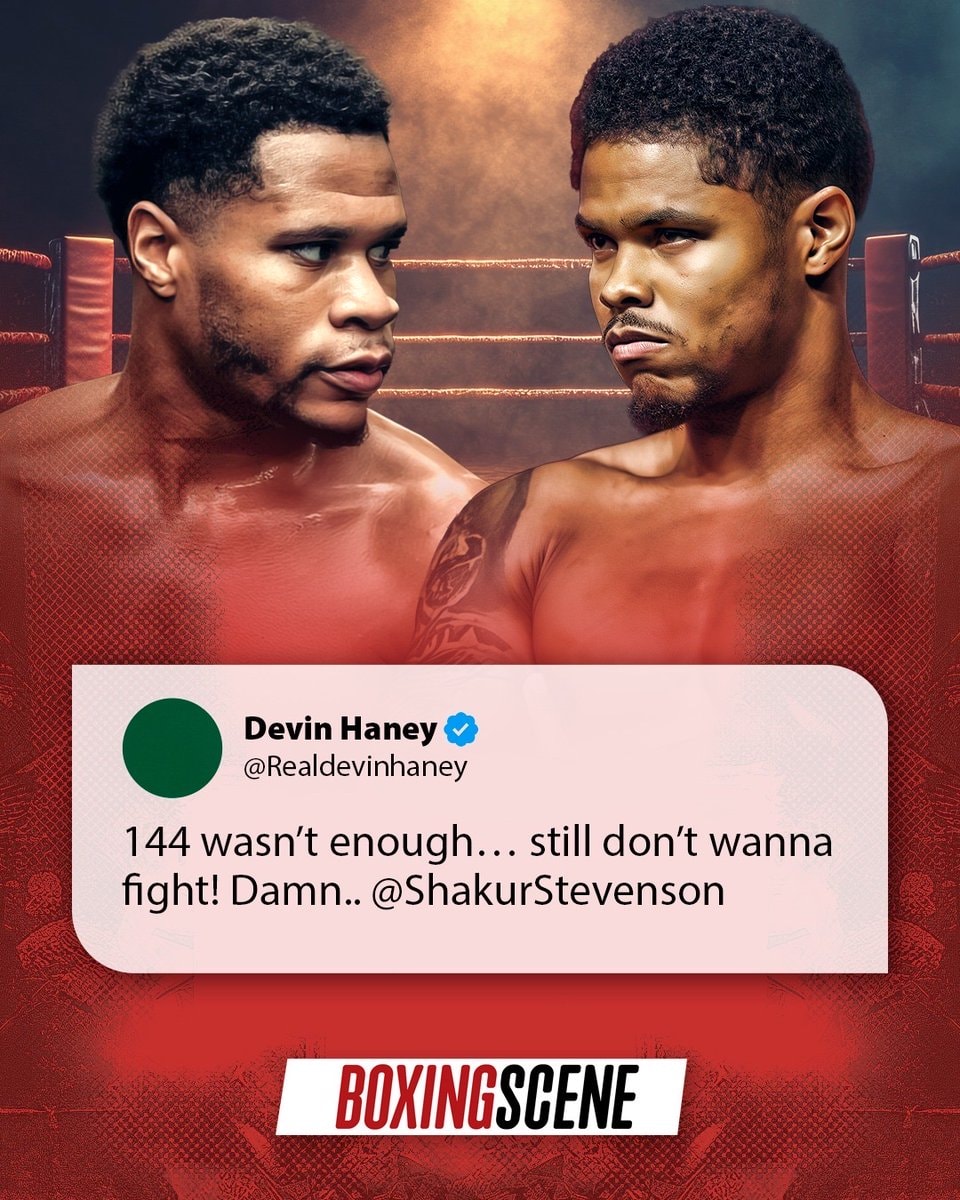 Devin Haney calls out Shakur Stevenson