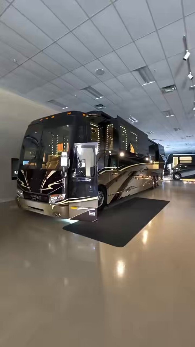 luxury RV motorhome interior