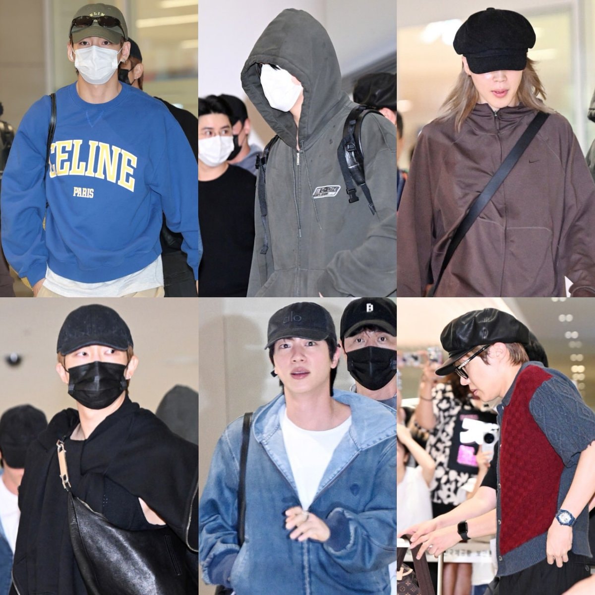 BTS members return to Korea
