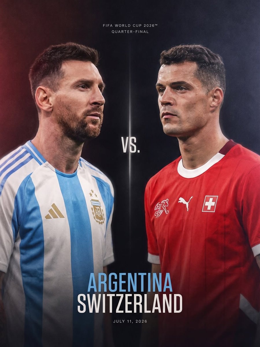 Argentina vs Switzerland World Cup 2026 graphic