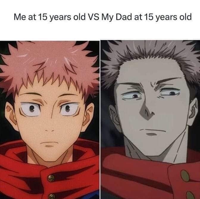 Anime characters at 15