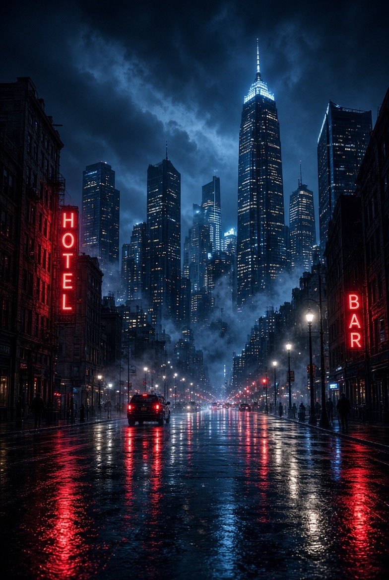Spider-Man New York night