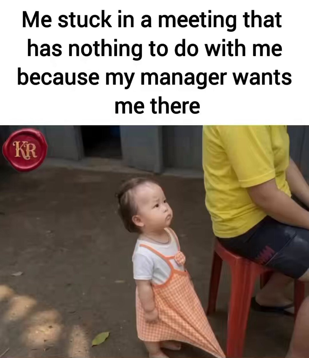 Toddler confused meeting meme