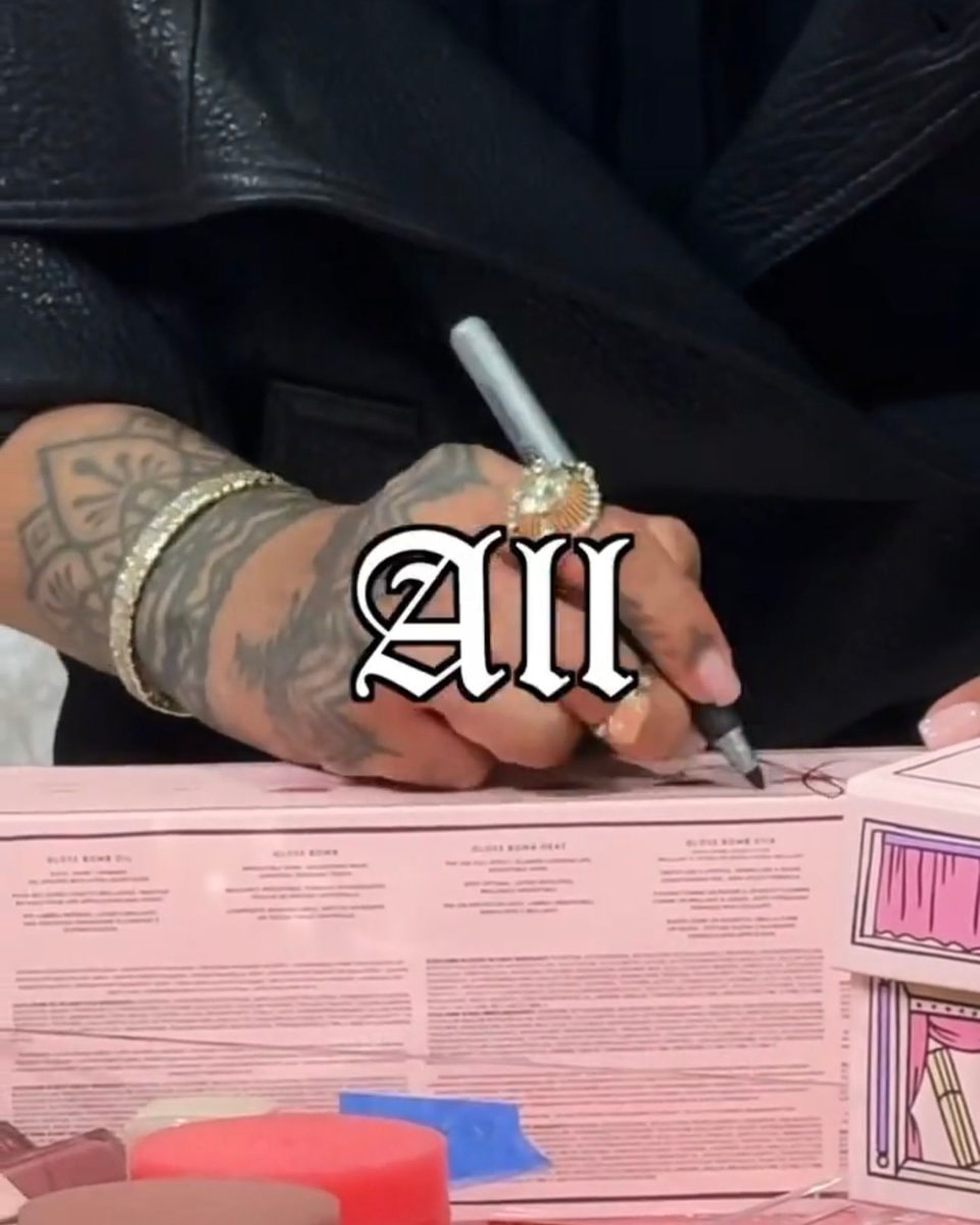 signing the pink box