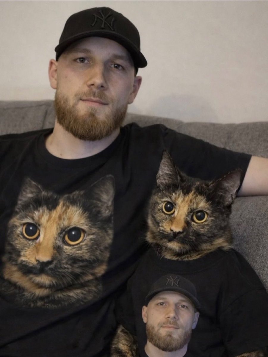 man and cat matching outfits man and cat matching outfits