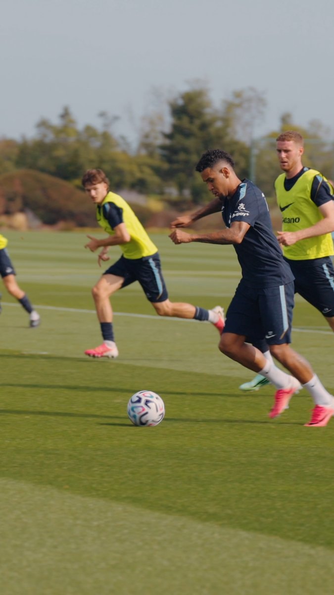soccer training session