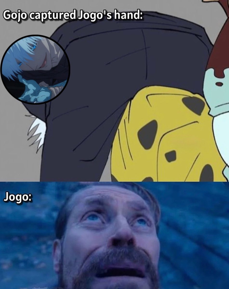 Gojo Jogo Willem Dafoe reaction