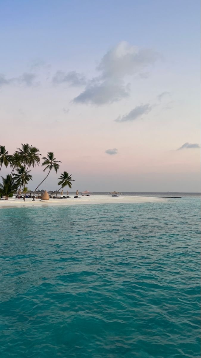 evening in Maldives