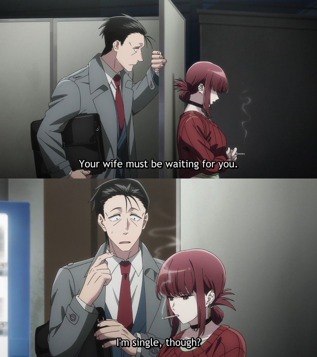 Smoking Behind the Supermarket with You anime reaction Smoking Behind the Supermarket with You anime reaction