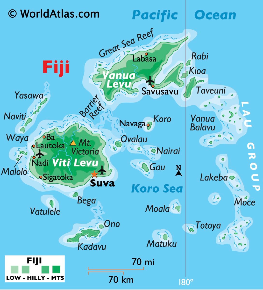Fiji maps & facts Fiji maps & facts
