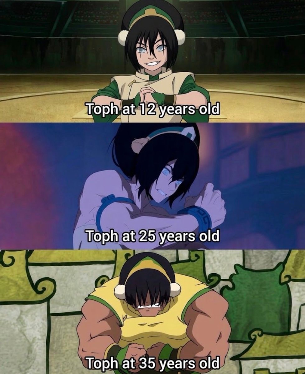 Toph Avatar The Last Airbender age progression