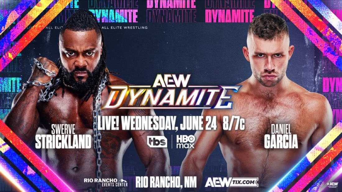 Swerve Strickland vs Daniel Garcia AEW Dynamite