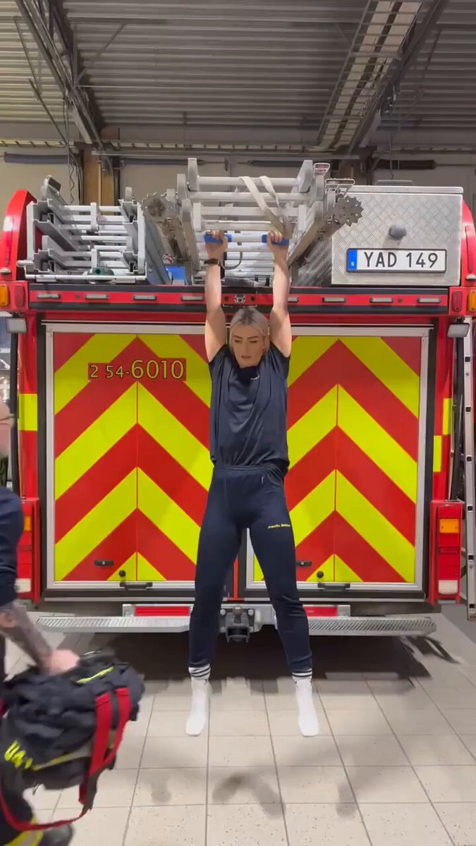 female firefighter training