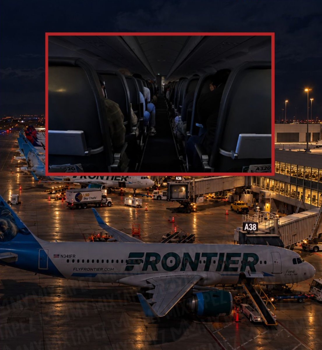 Frontier Airlines N341FR apology
