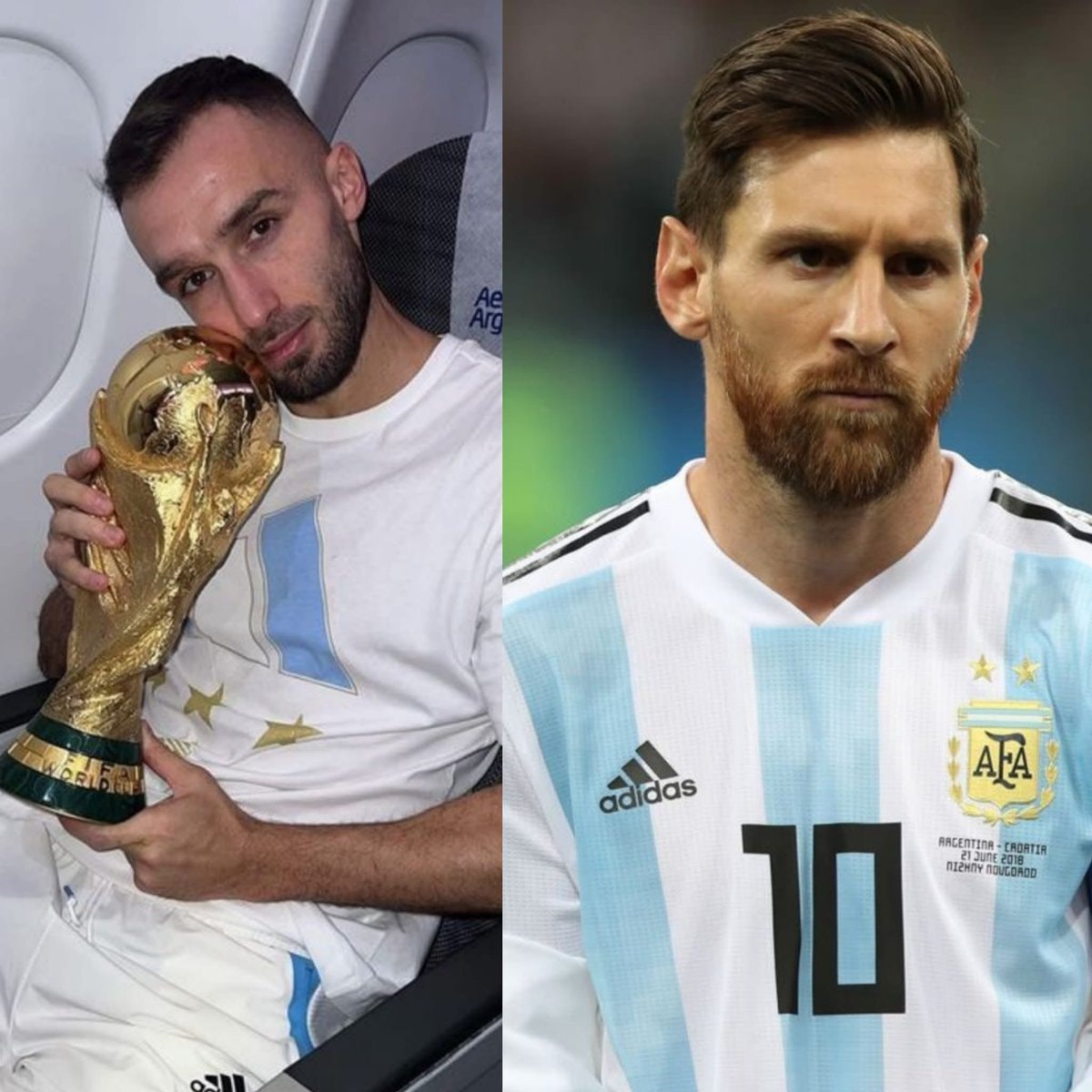 Pezzella Messi Russia 2018 AFA