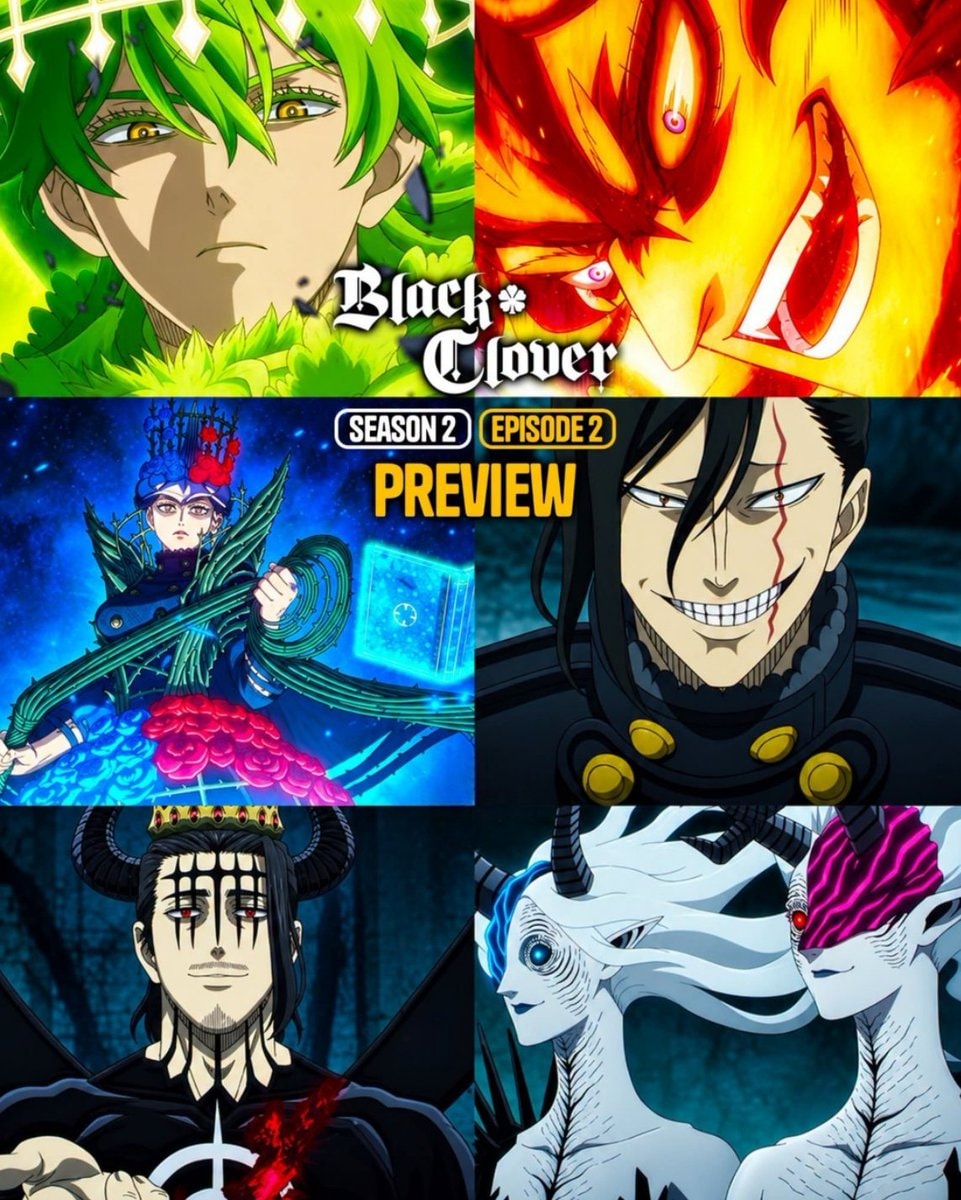 Black Clover collage