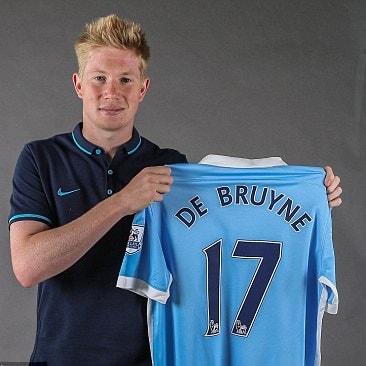 Kevin De Bruyne jersey reveal