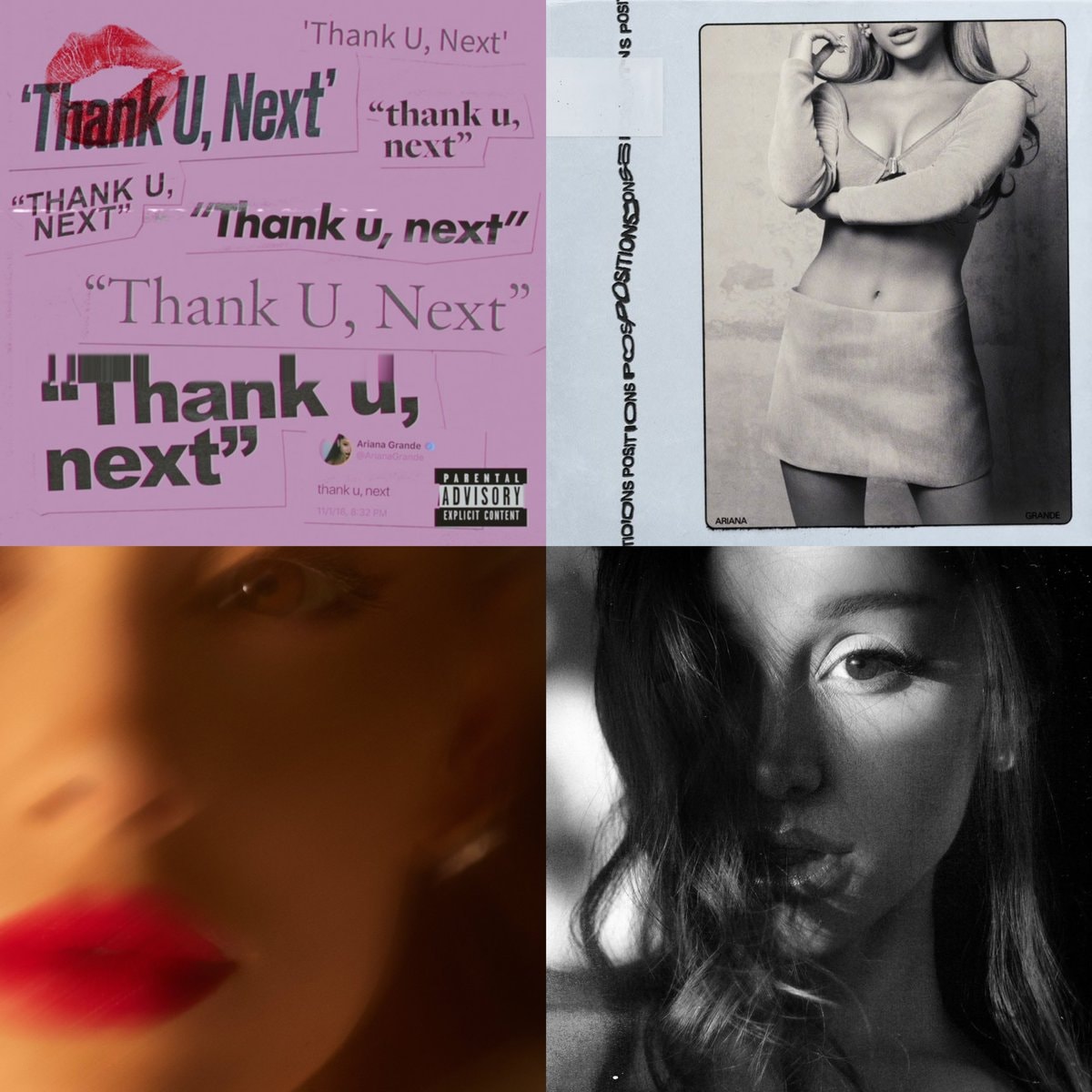 Ariana Grande Lead Single Covers (photo 2 of 2)