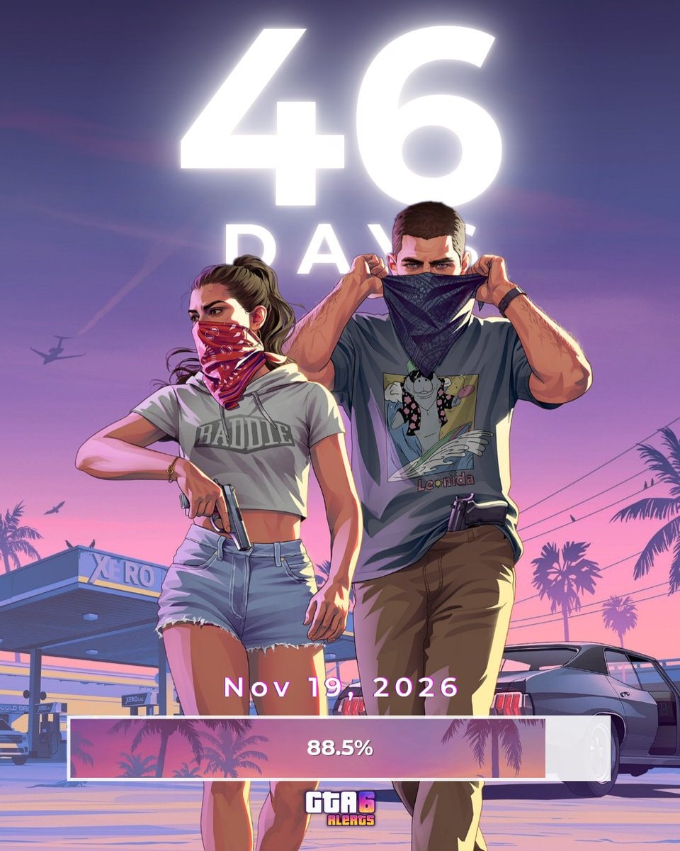 GTA 6 countdown 46 days