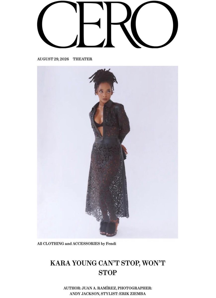 Kara Young Cero Magazine