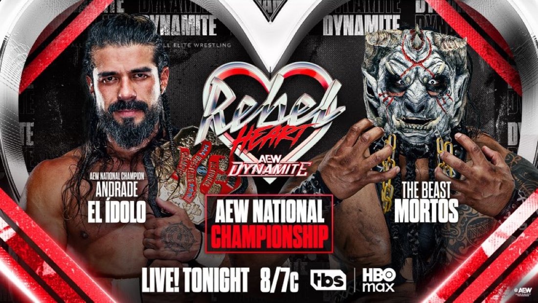 Andrade vs Beast Mortos AEW National Championship