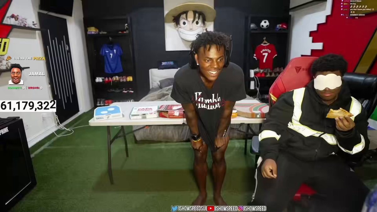 IShowSpeed and Jamal Pizza Guess Challenge