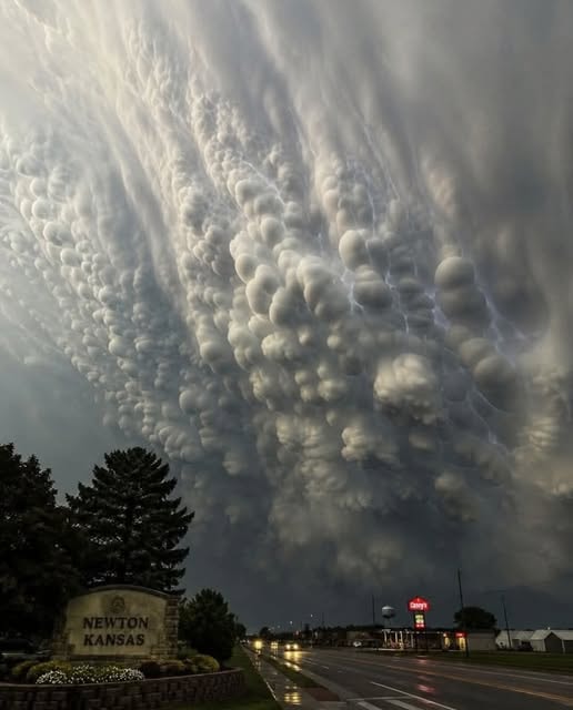 giant clouds over Kansas