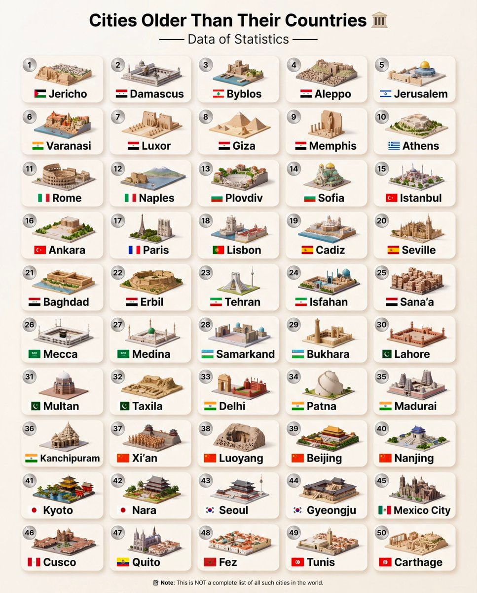 Cities Older Than Their Countries