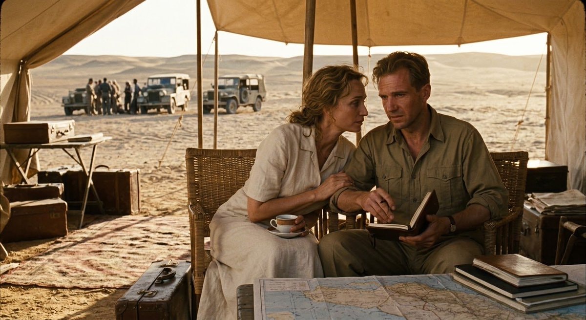 The English Patient desert tent scene