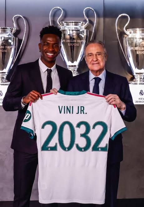Vinícius Júnior new Real Madrid contract 2032