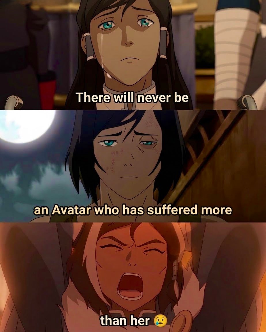 Korra crying moment