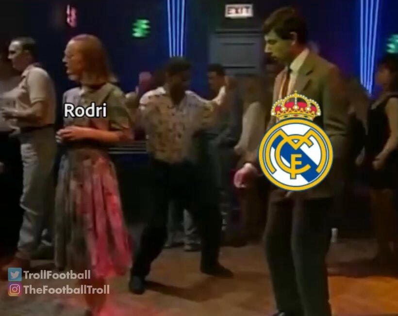 Rodri Mr. Bean Real Madrid meme