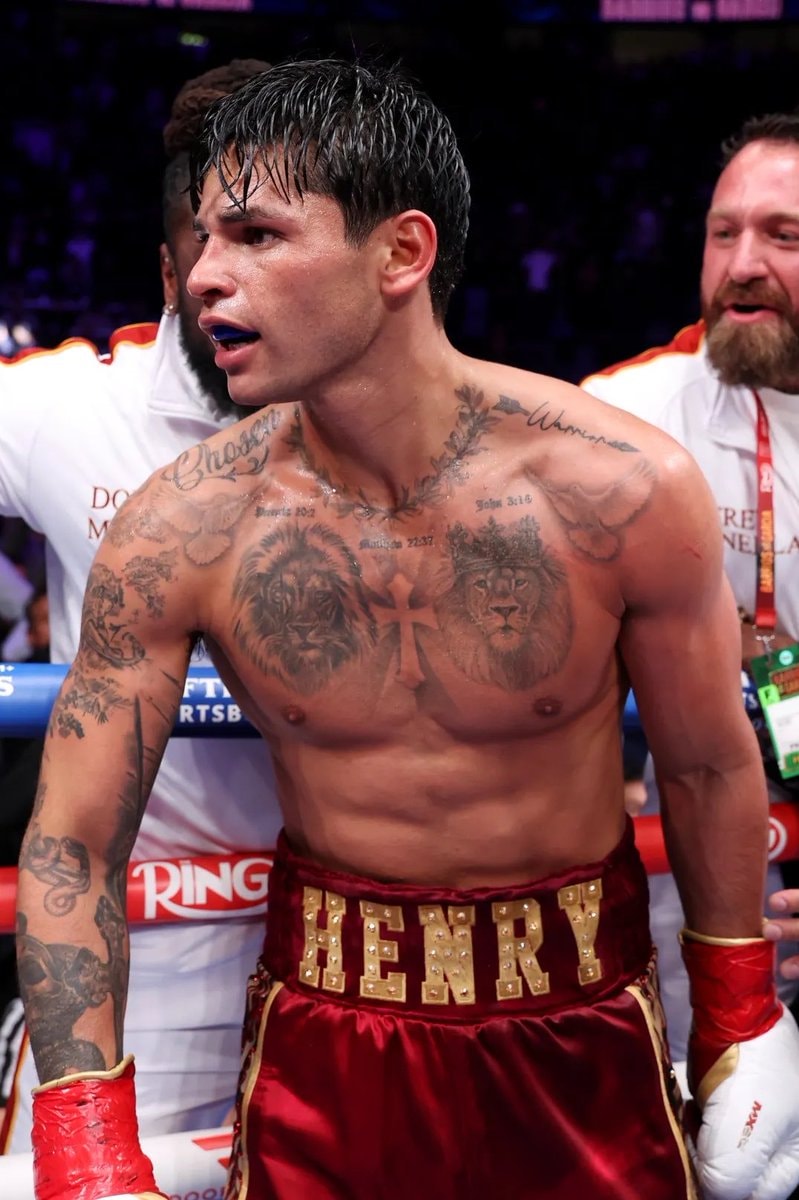Ryan Garcia vs Conor Benn second round TKO