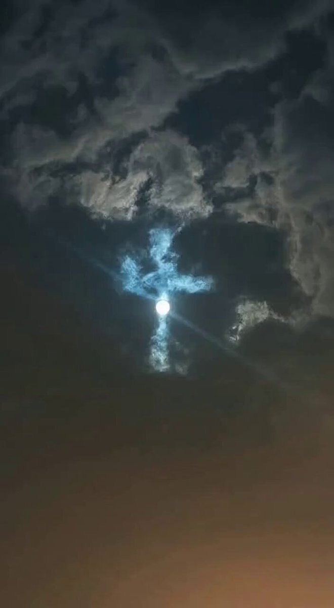 Glowing cross cloud Sydney