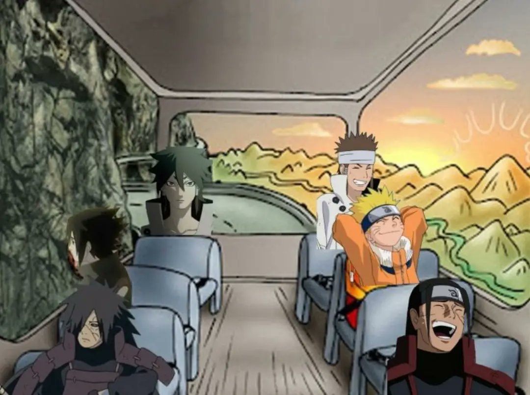 Naruto bus meme