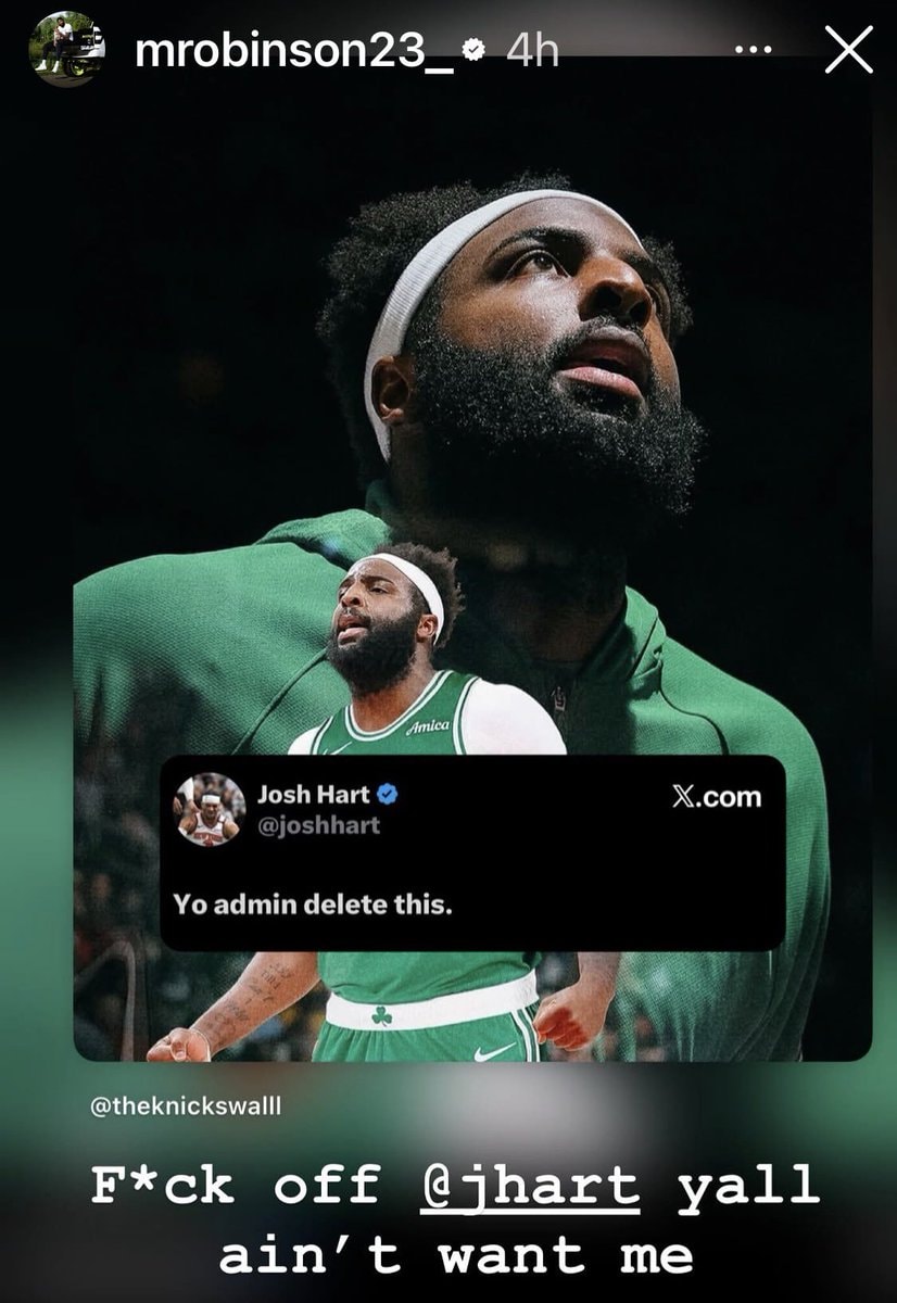 Josh Hart Mitchell Robinson exchange