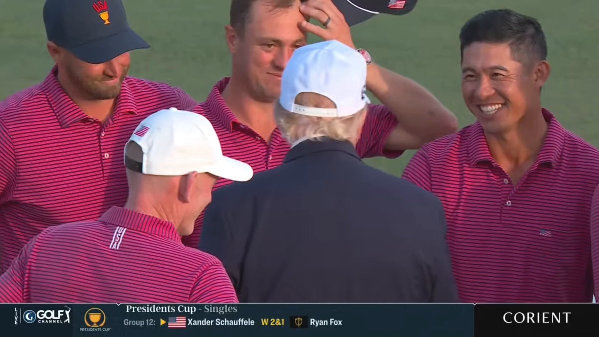 Team USA President's Cup comeback win