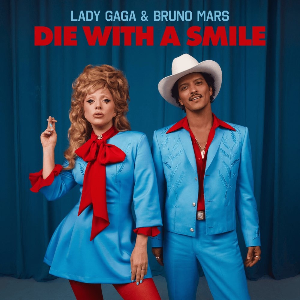 Lady Gaga Bruno Mars Die With A Smile Spotify record Lady Gaga Bruno Mars Die With A Smile Spotify record