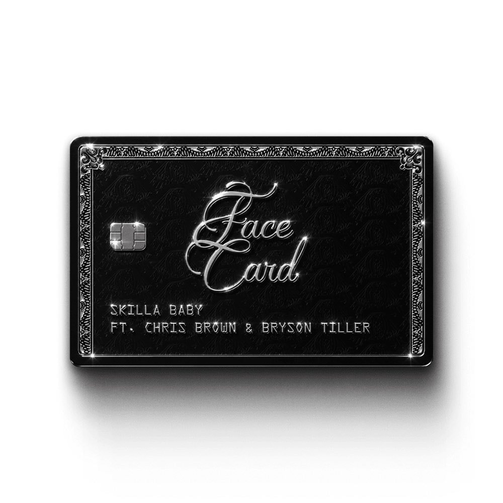 Skilla Baby Face Card Chris Brown Bryson Tiller (photo 1 of 2)