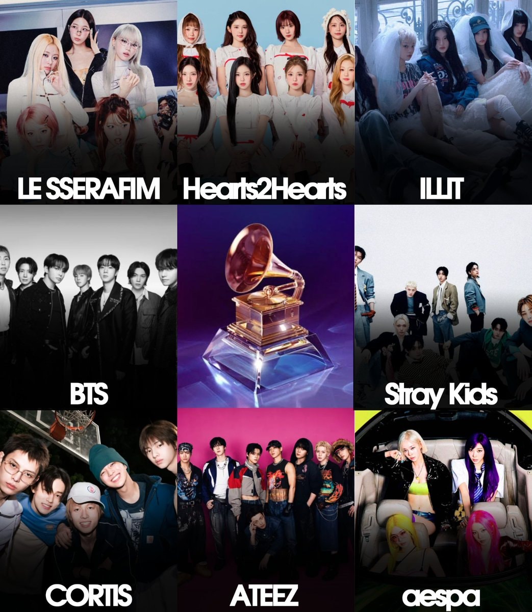 kpop groups Grammy submissions kpop groups Grammy submissions