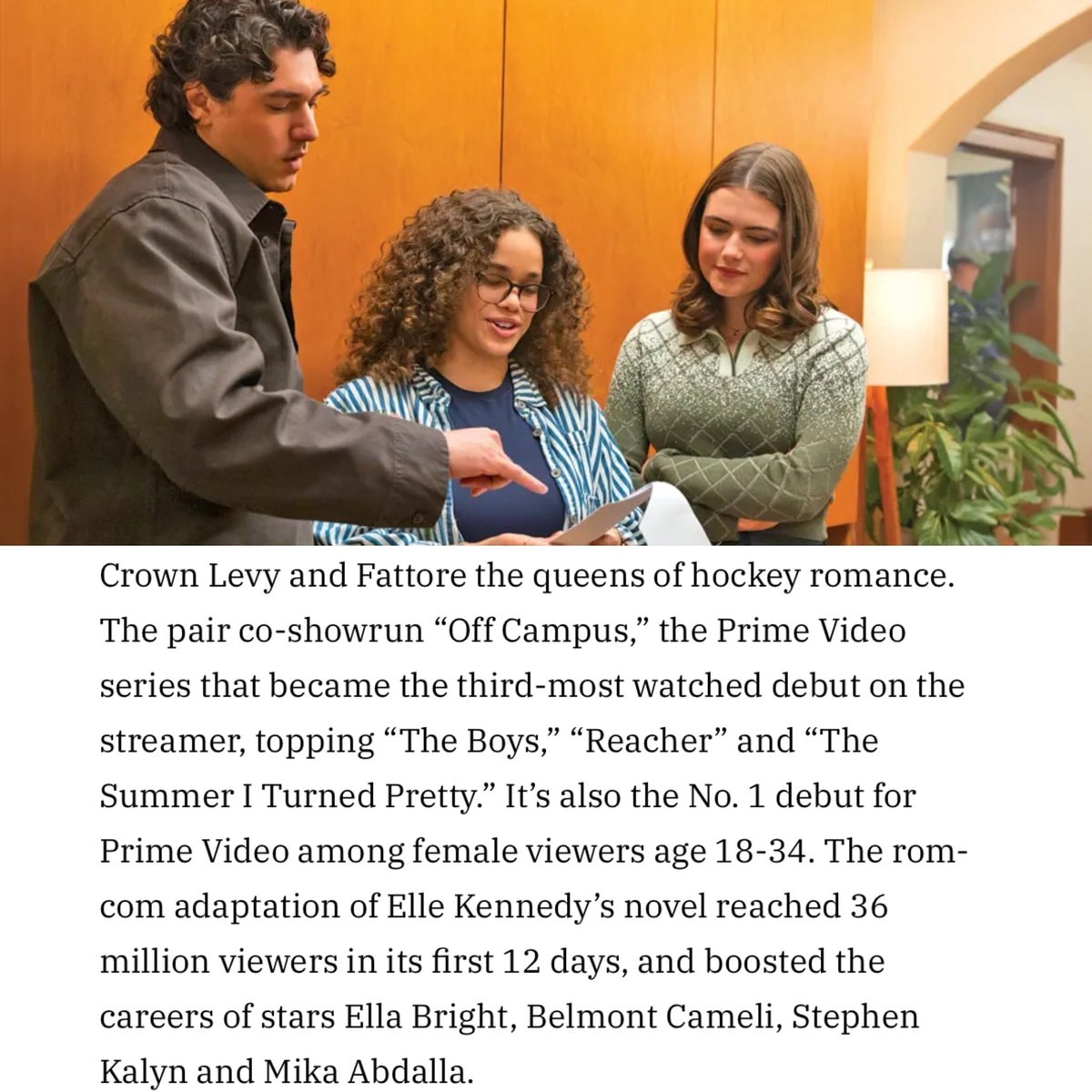 Louisa Levy and Gina Fattore top showrunners 2026