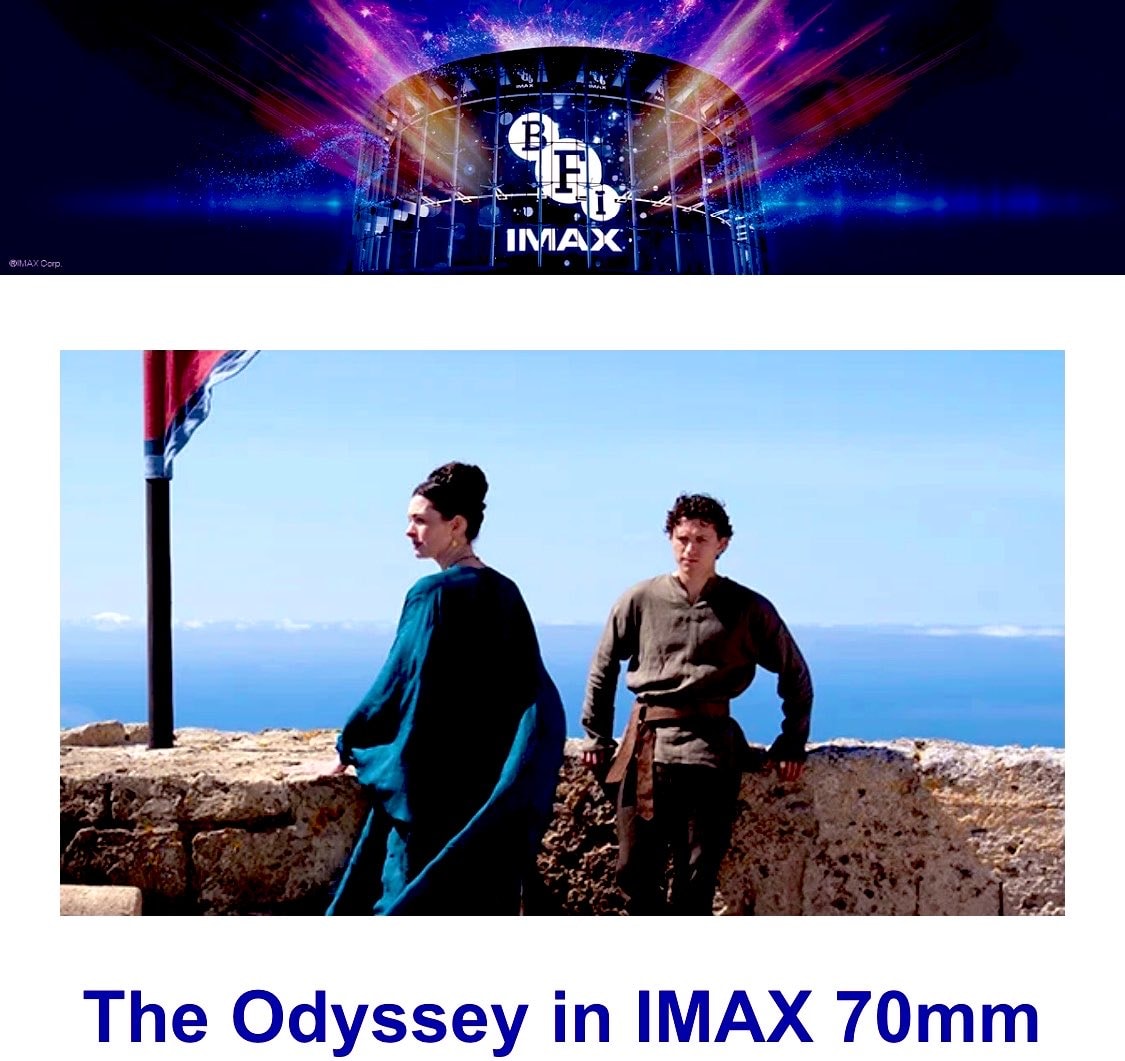 The Odyssey BFI IMAX record The Odyssey BFI IMAX record